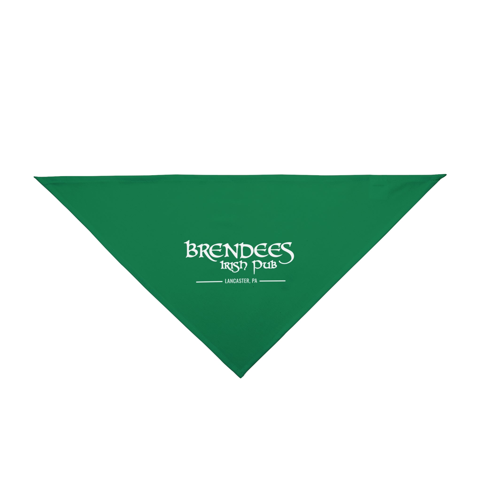Brendees Irish Pub Green Pet Bandana